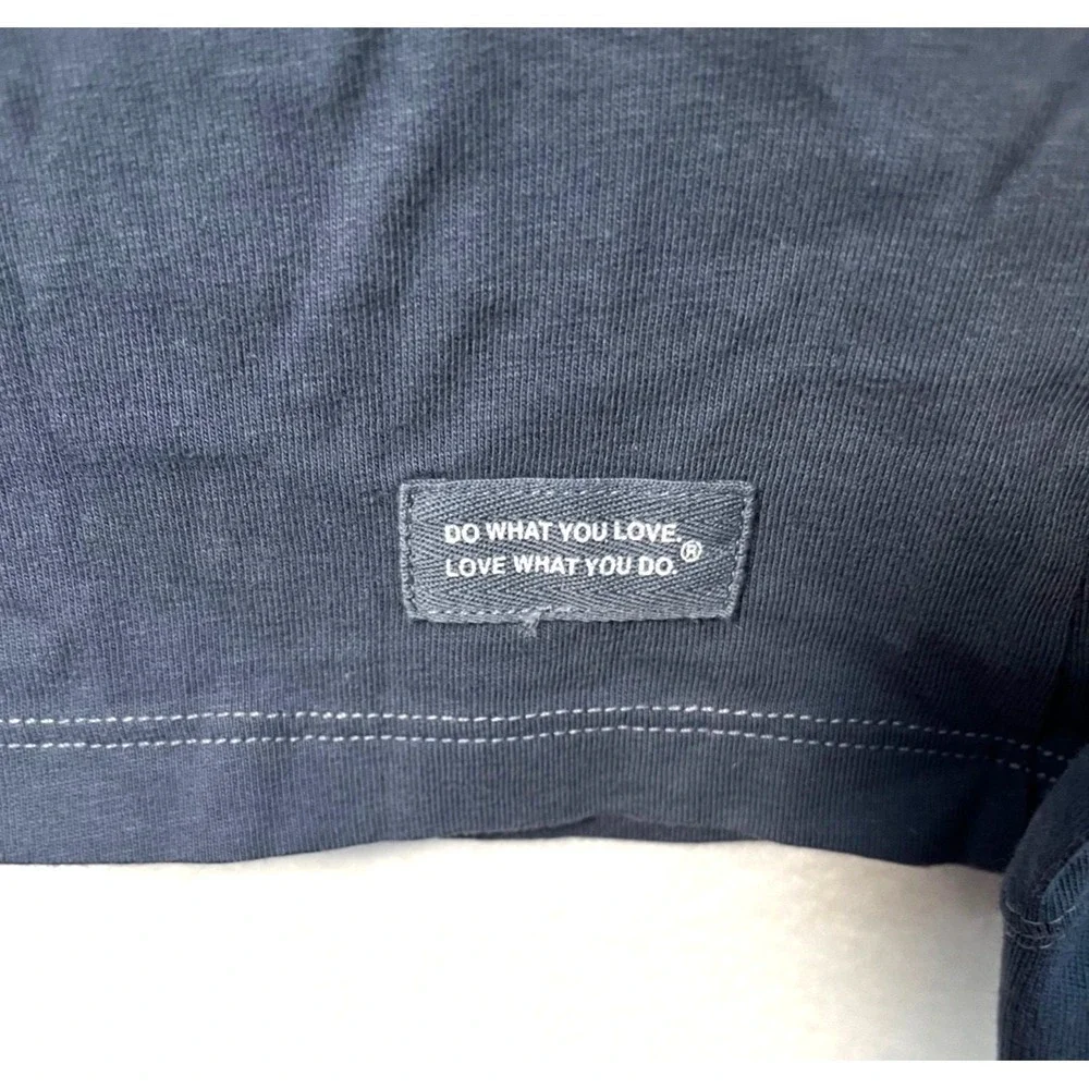 NWT Life is Good The Art of Optimism Blue Long  Sleeve Daisy Tee XL - Picture 7 of 8